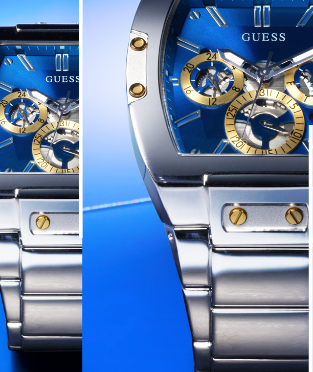 GUESS Mens Silver Tone Multi-function Watch - GW0456G5 | GUESS 