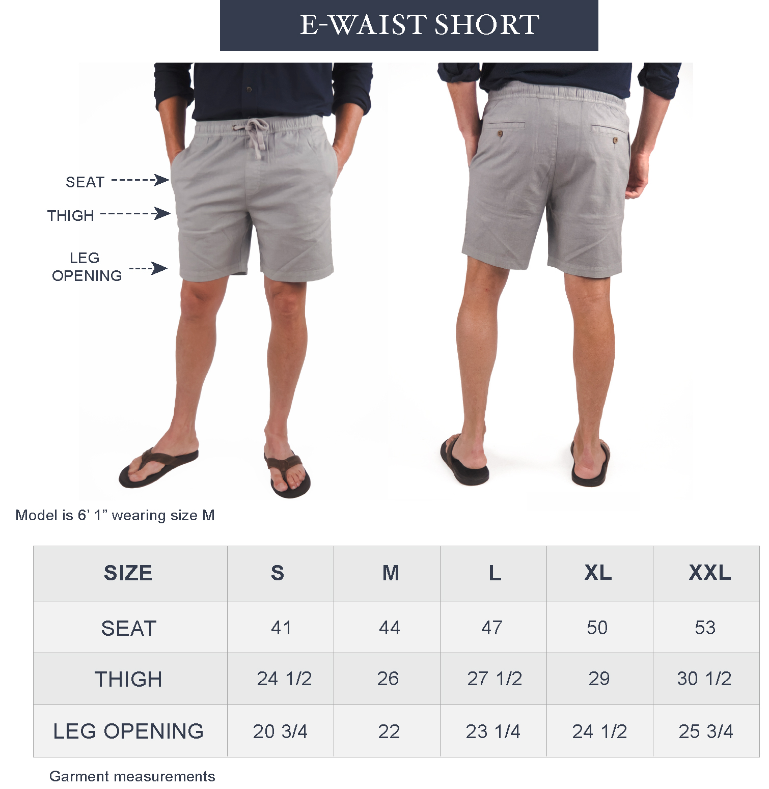PUREtec cool™ Stretch Linen Cotton E-Waist 7 Inseam Shorts