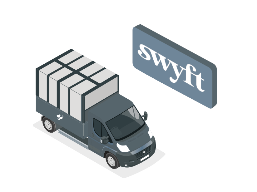 Swyft and clearbee delivery icon
