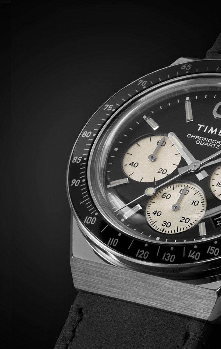 Q Timex Chronograph 40mm Leather Strap Watch - TW2V42700 | Timex CA