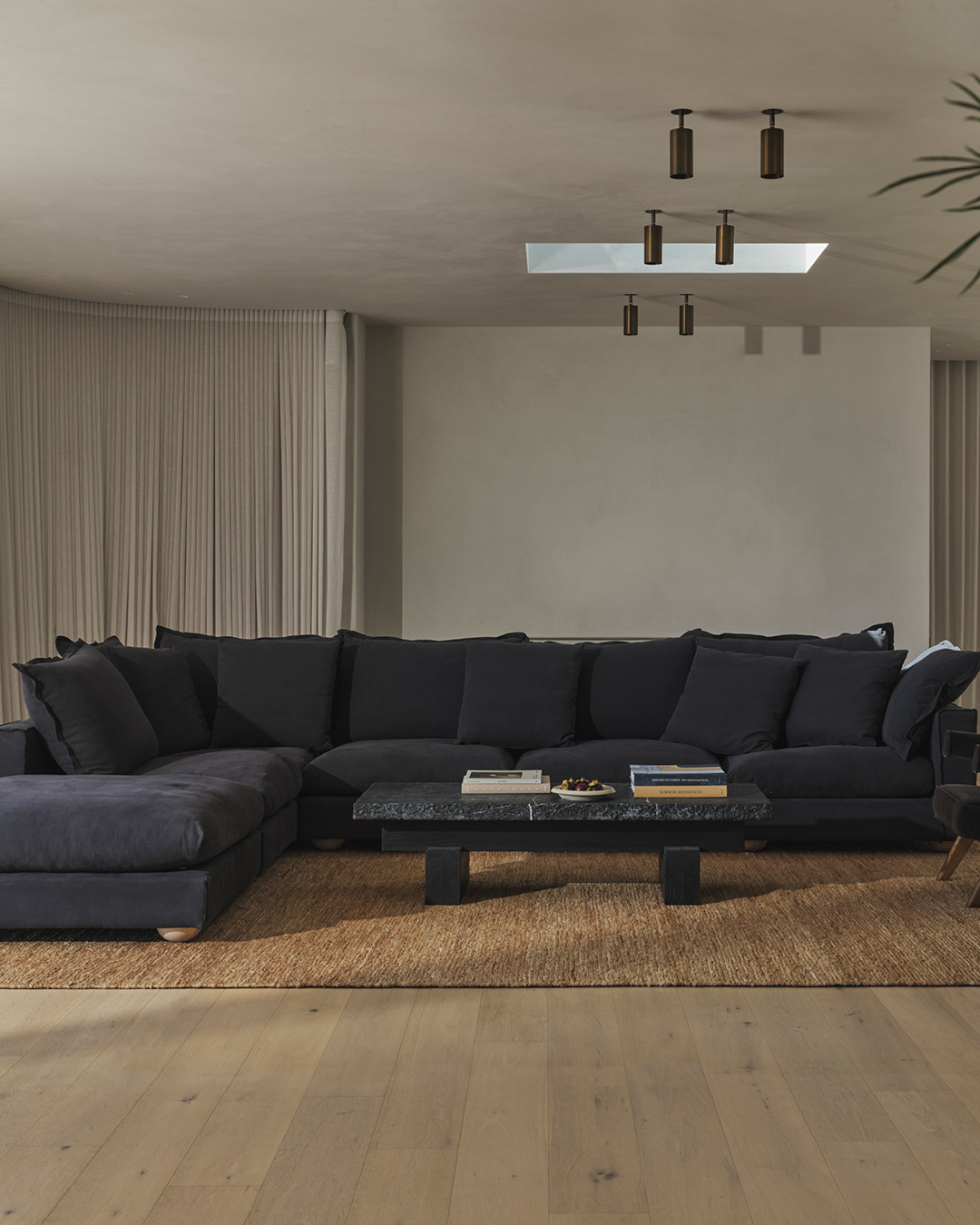 Nero Marquina Rocco Rectangle Coffee Table