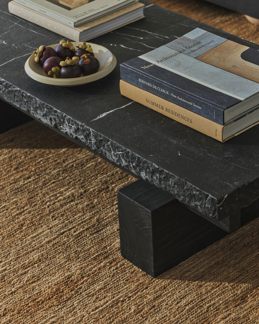 Nero Marquina Rocco Rectangle Coffee Table