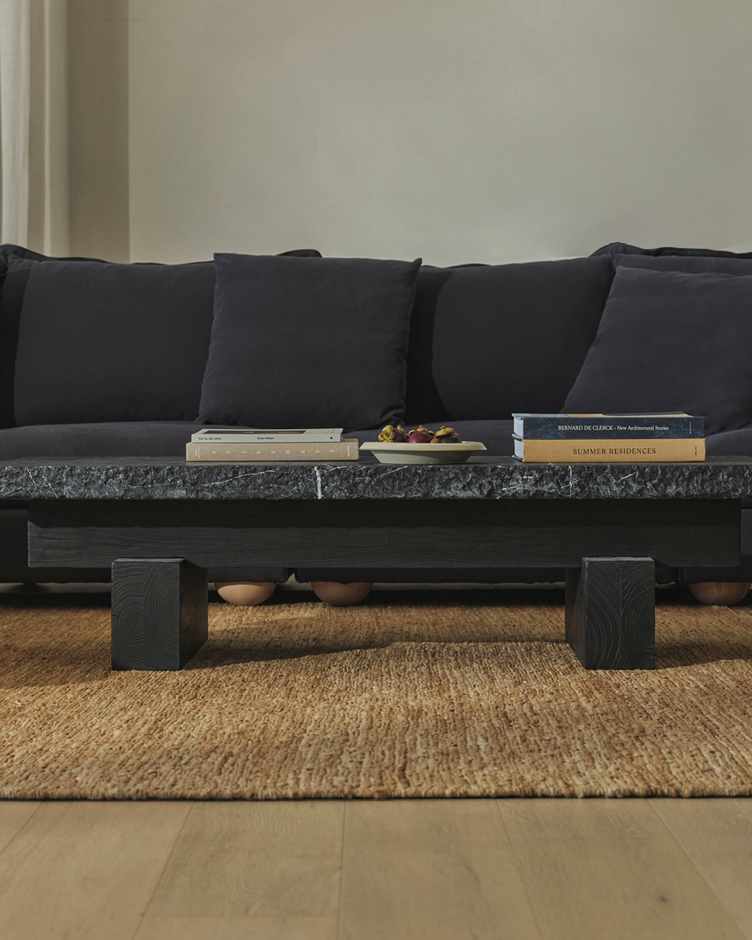 Nero Marquina Rocco Rectangle Coffee Table