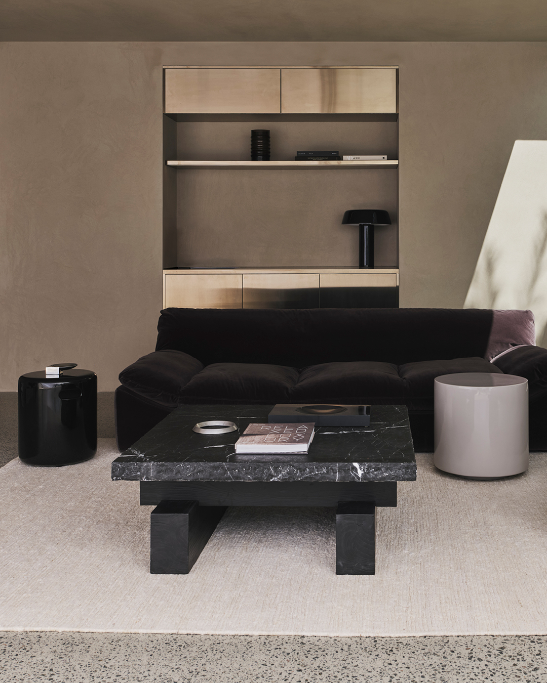 Nero Marquina Rocco Square Coffee Table