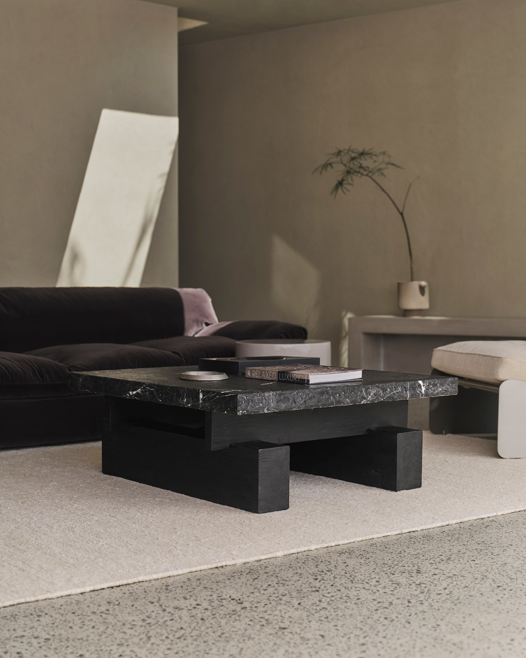 Nero Marquina Rocco Square Coffee Table