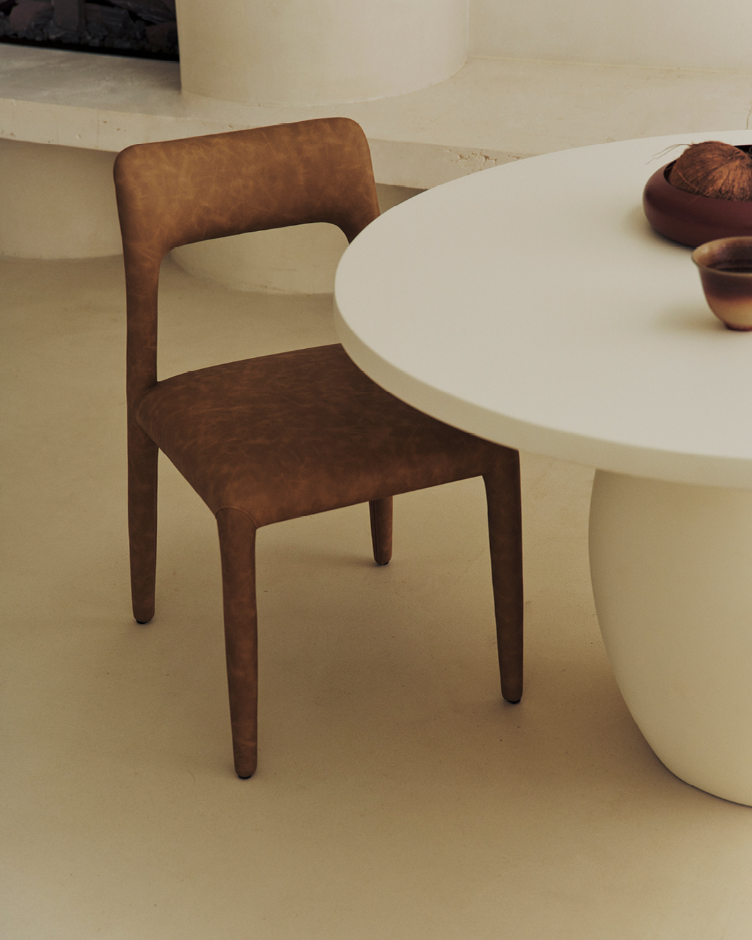 Tan Stark Dining Chair