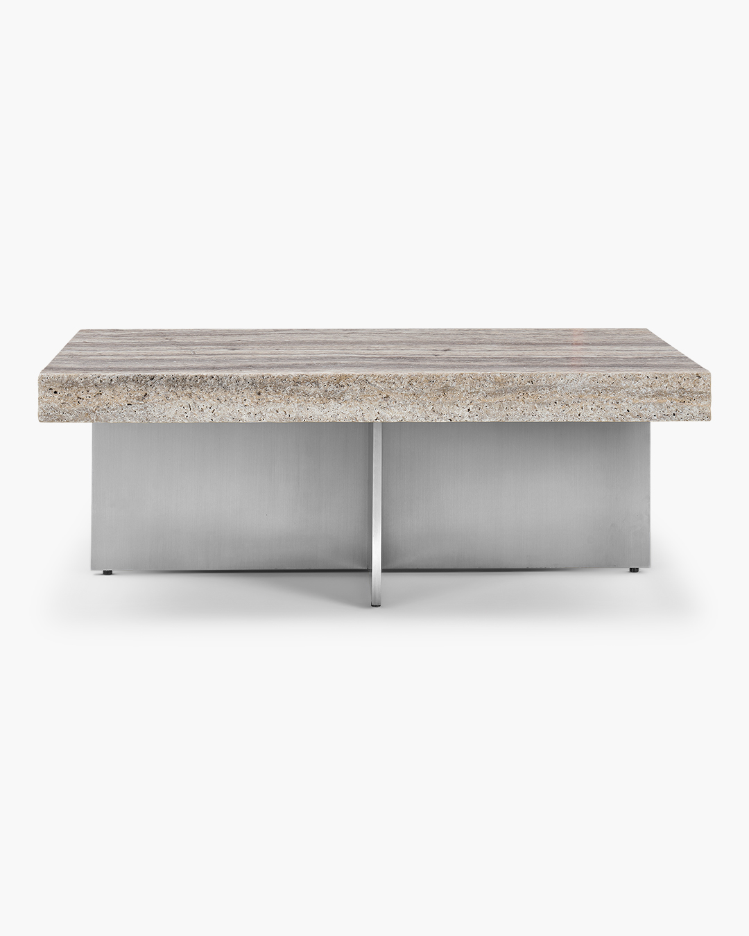 Zaha Travertine Coffee Table