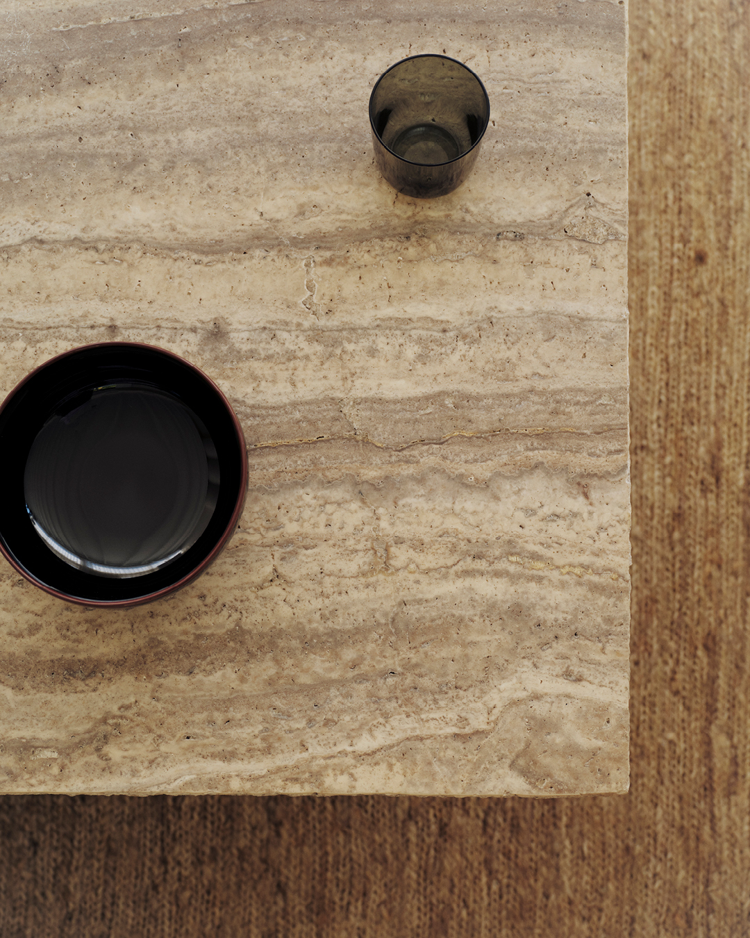 Zaha Travertine Coffee Table