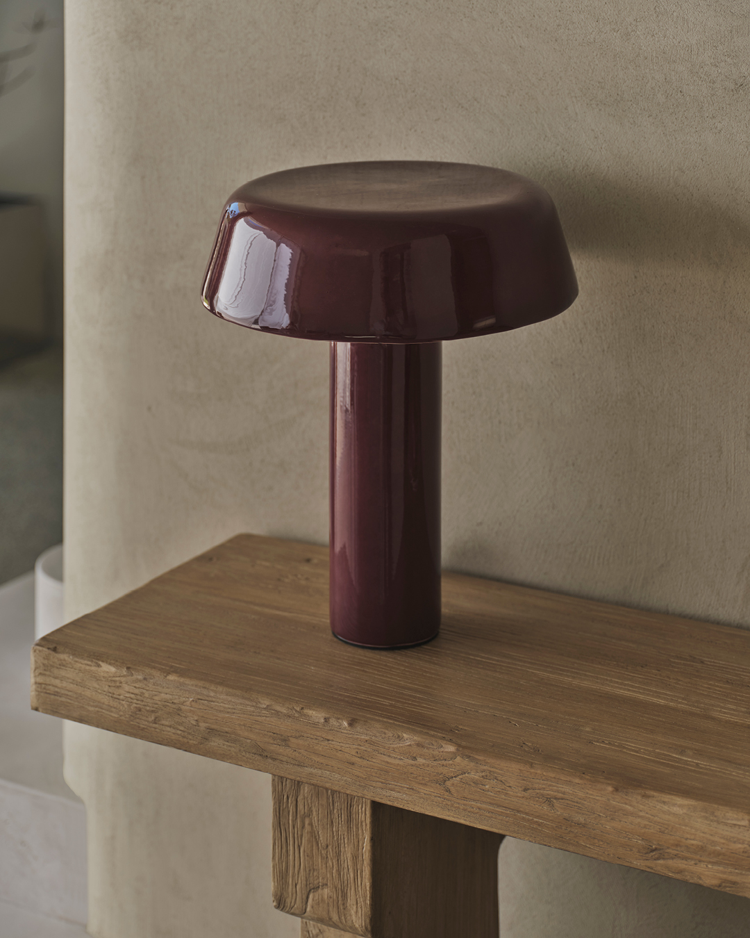 Plum Stellara Table Lamp