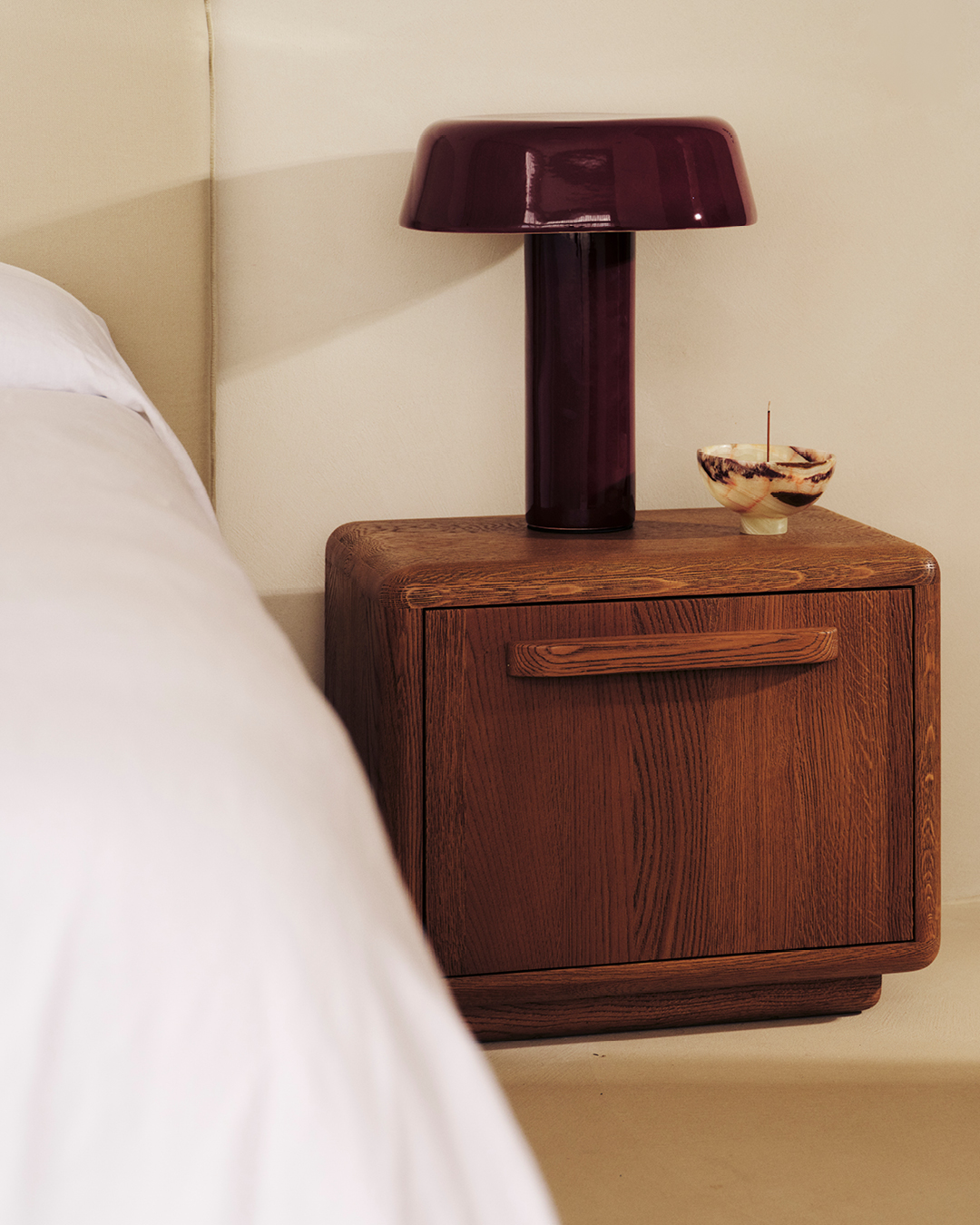Plum Stellara Table Lamp