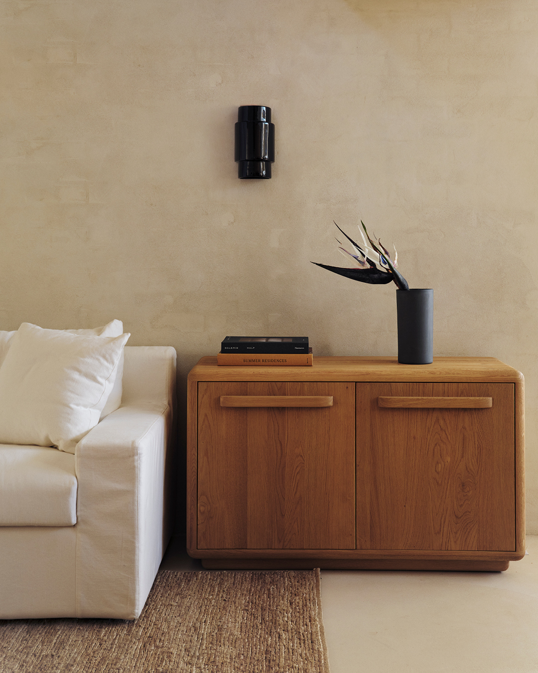 Black Vertex Wall Sconce