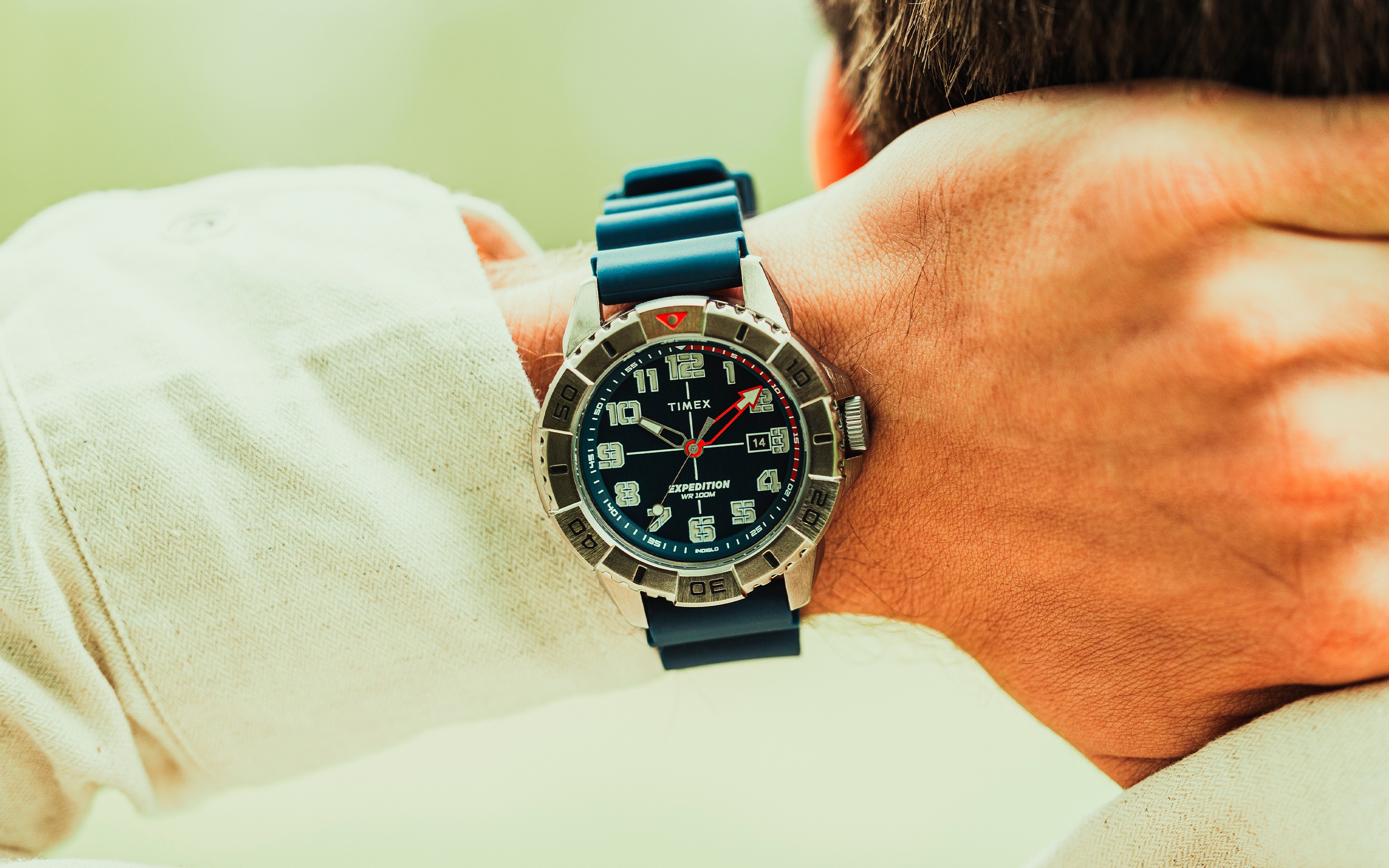 expedition north ridge 41mm silicone strap watch