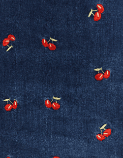 My Favorite Black Acid Wash Denim Skort