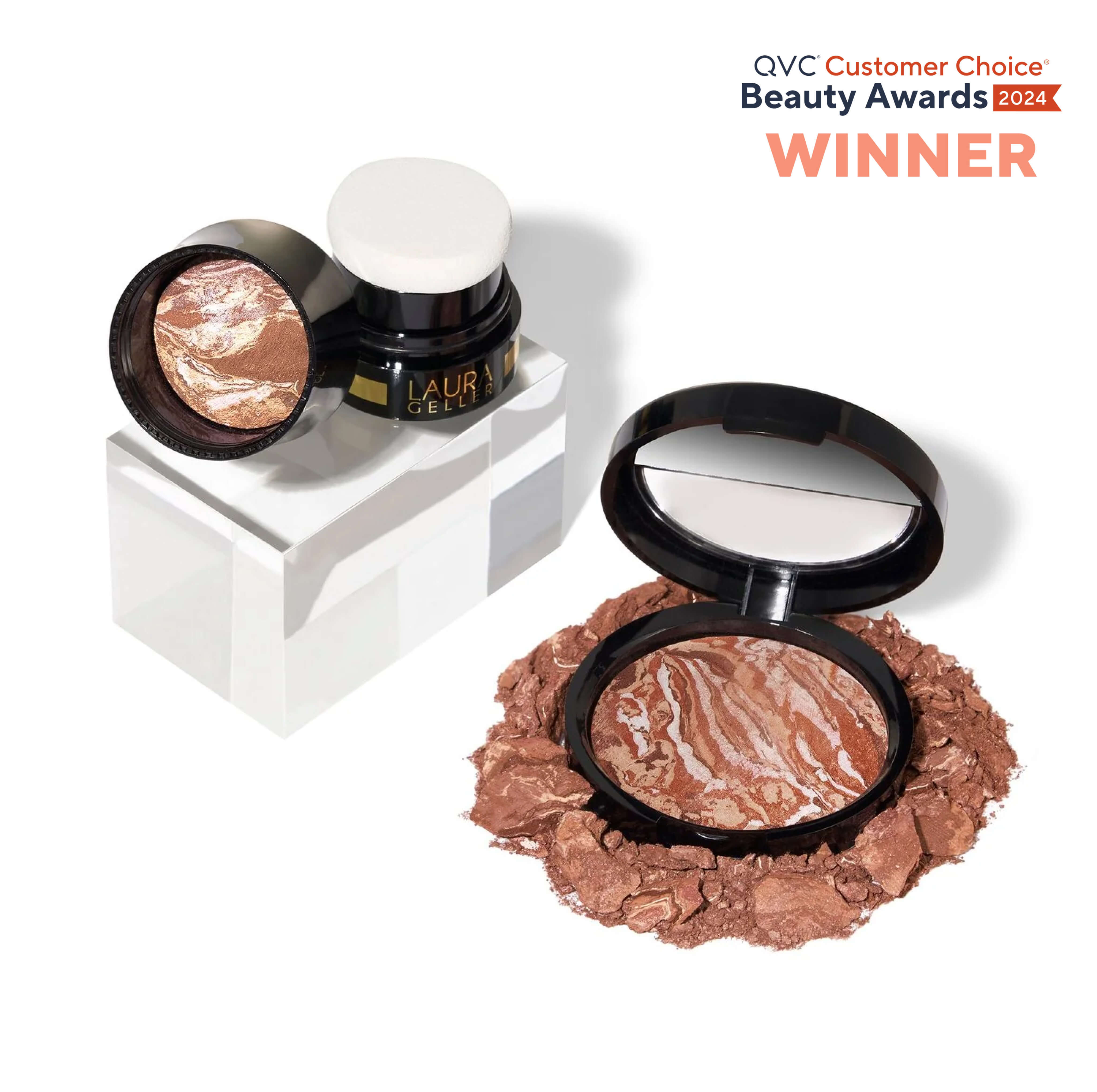 home + away bronzer medium soldier with QVC badge 