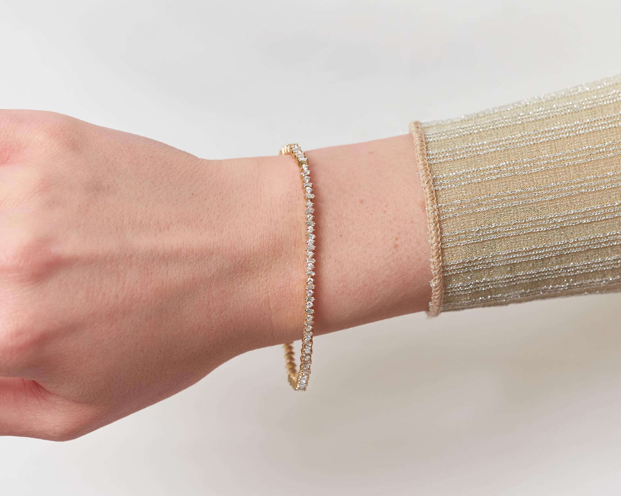 The Mixed Stone 2.5ct Diamond Tennis Bracelet | Holden
