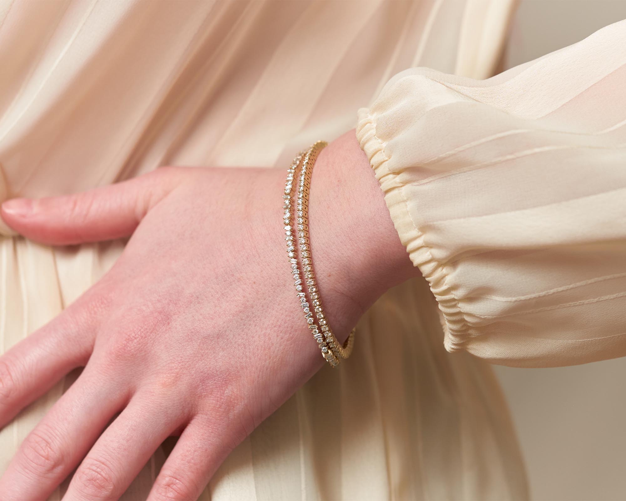 The Mixed Stone 2.5ct Diamond Tennis Bracelet | Holden