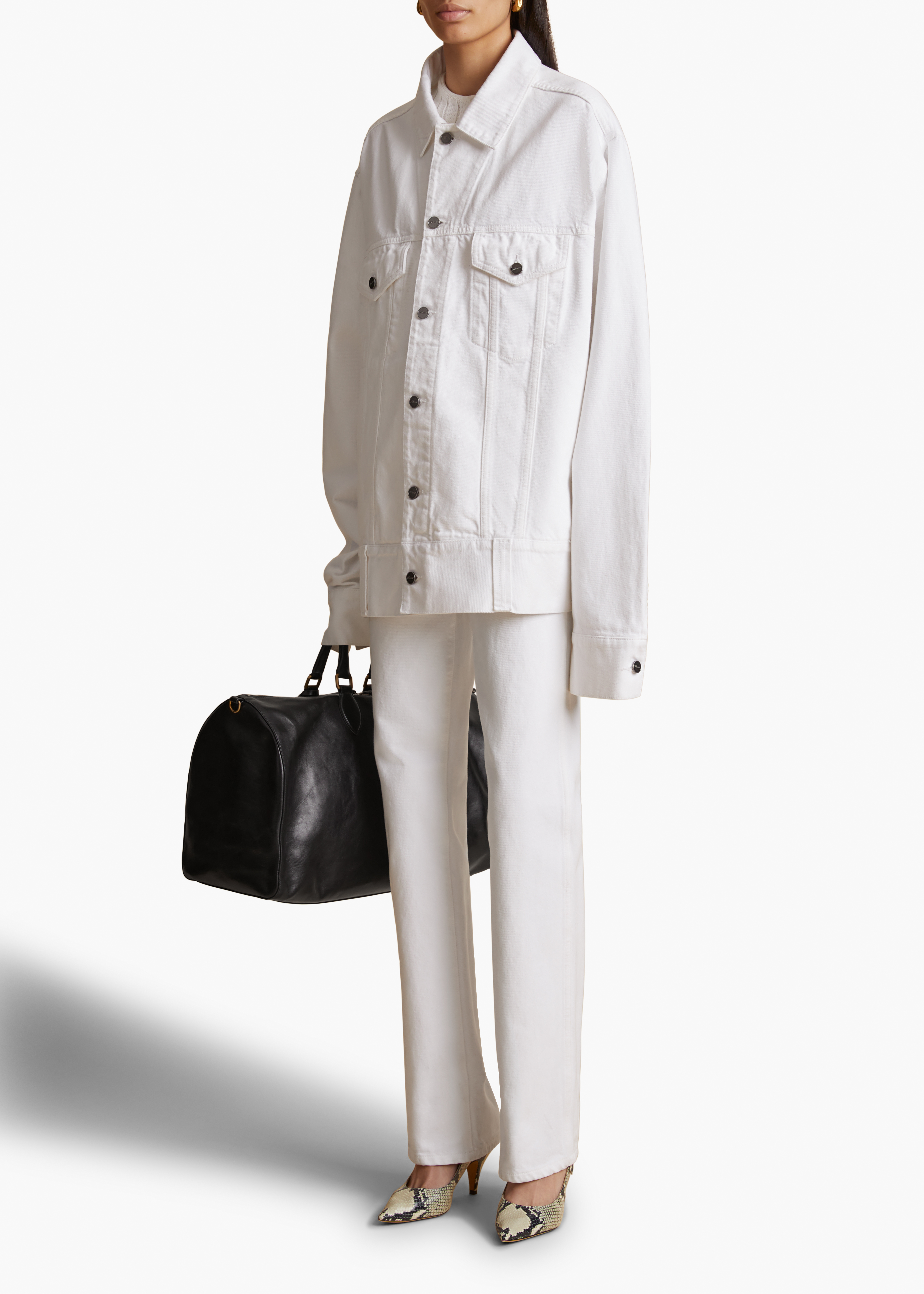 ジャケット KHAITE Women Jackets 9567727K727284 Grey Grizzo Jacket in White – KHAITE