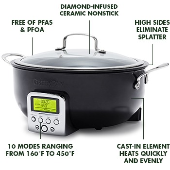 Rival crockpot smart pot 6 quart slow cooker - household items