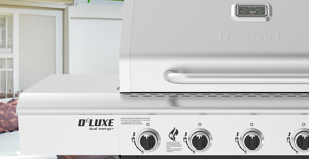 5Burner Gas Grill with Searing Side Burner Nexgrill