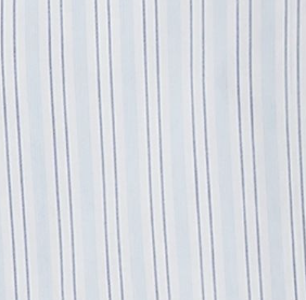 Relaxed Striped Cotton Shirt - Light Blue/White Stripe
