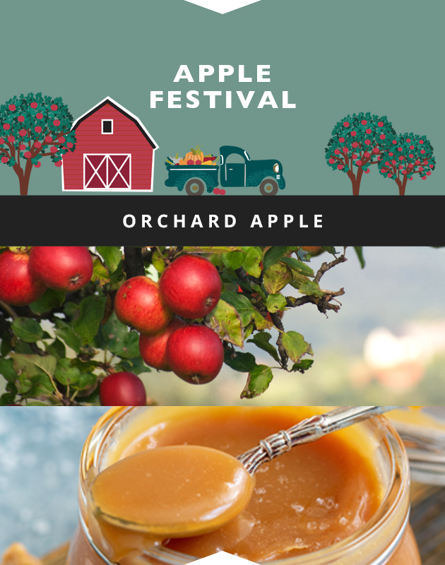 Collage for Apple Festival 3-wick 10oz Jar Candle