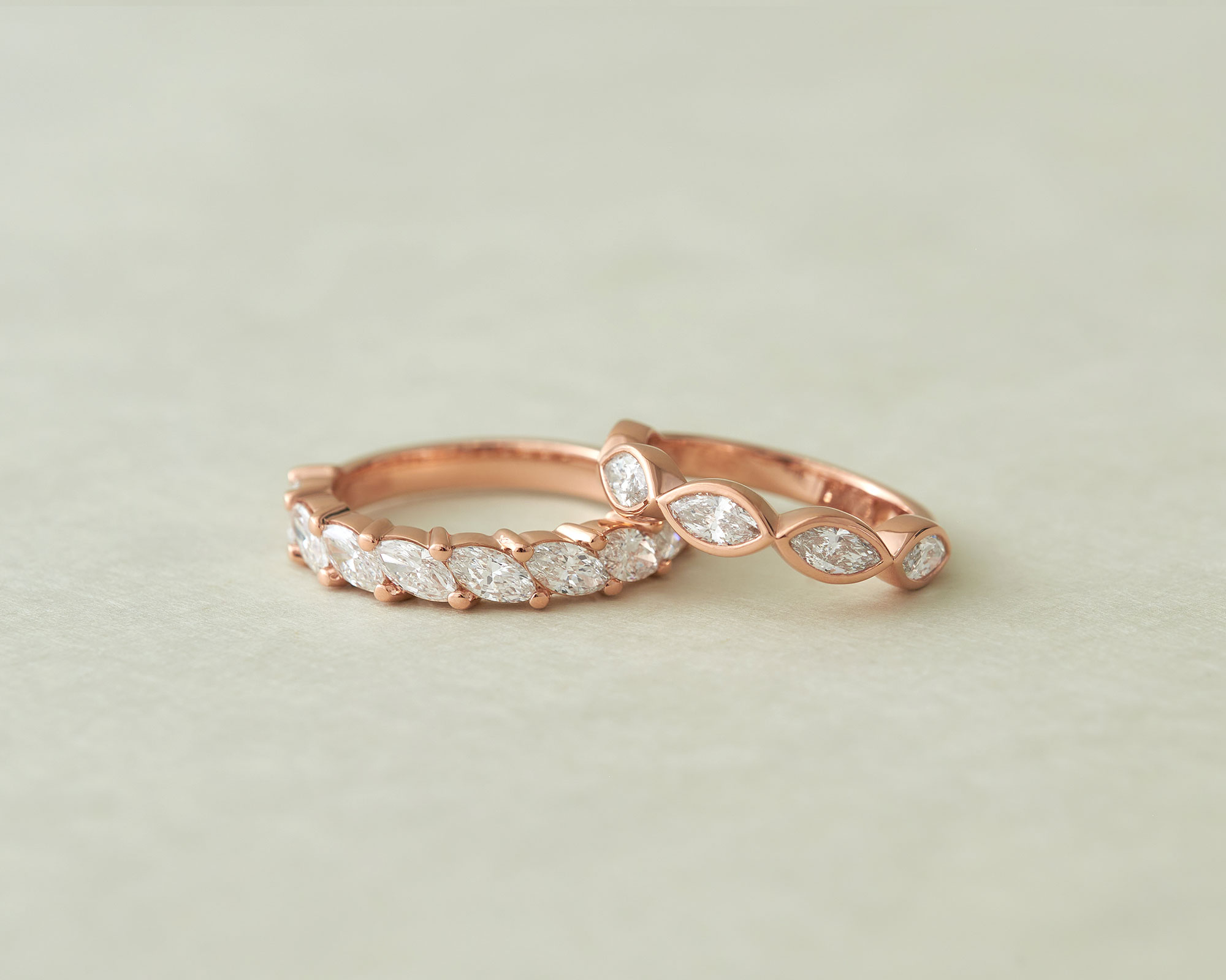 The Full Angled Marquise Eternity Wedding Ring | Holden