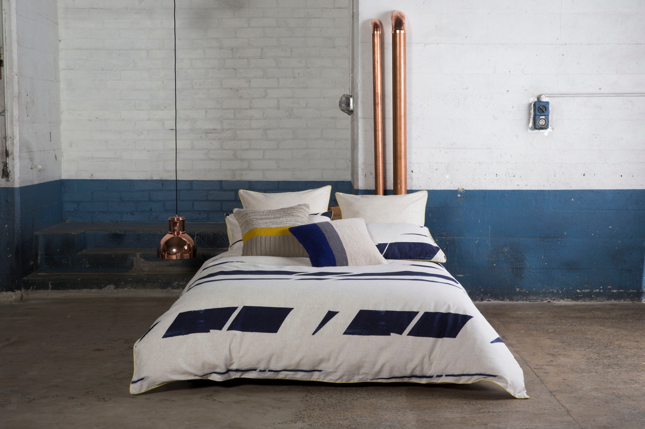 Broken Stripe Euro Pillowcase