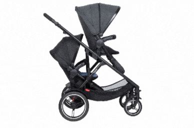 voyager™ our 4-wheel pram for 1 or 2 kids | phil&teds®