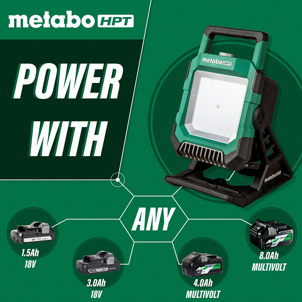 18V MultiVolt Lithium-Ion Cordless 2000 Lumen LED Work Light (Tool Only)