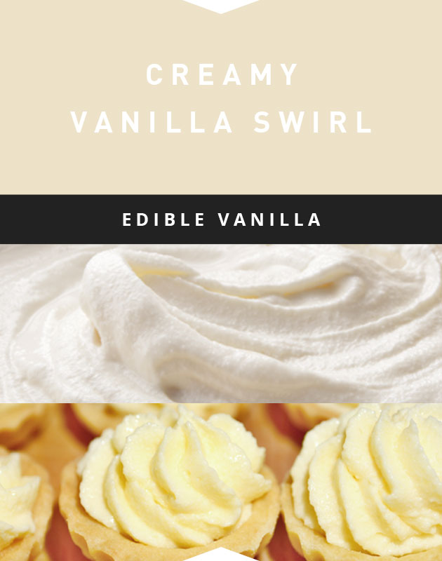 Collage for Creamy Vanilla Swirl 6.5oz Jar Candle