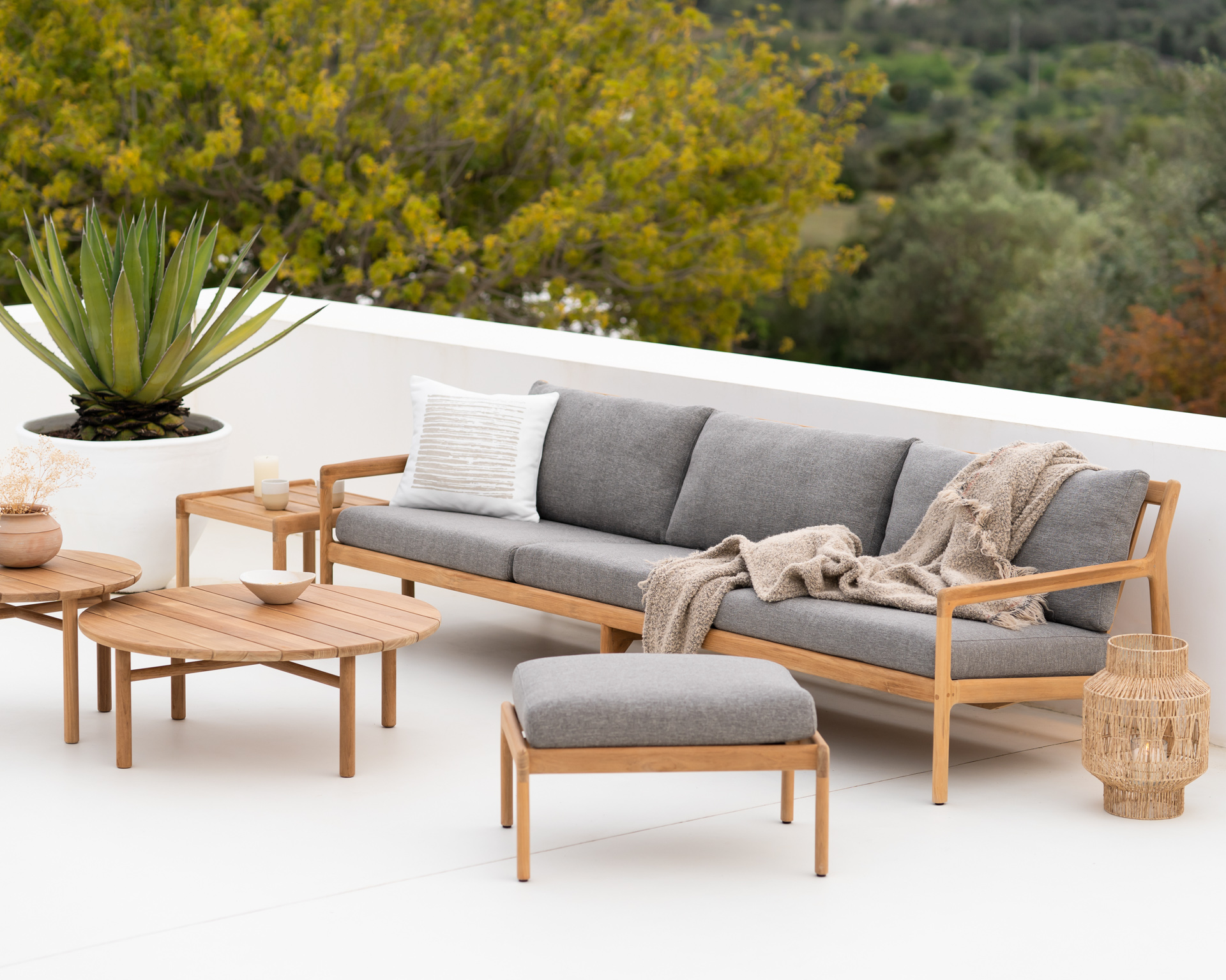 Ethnicraft Teak Quatro Outdoor Coffee Table