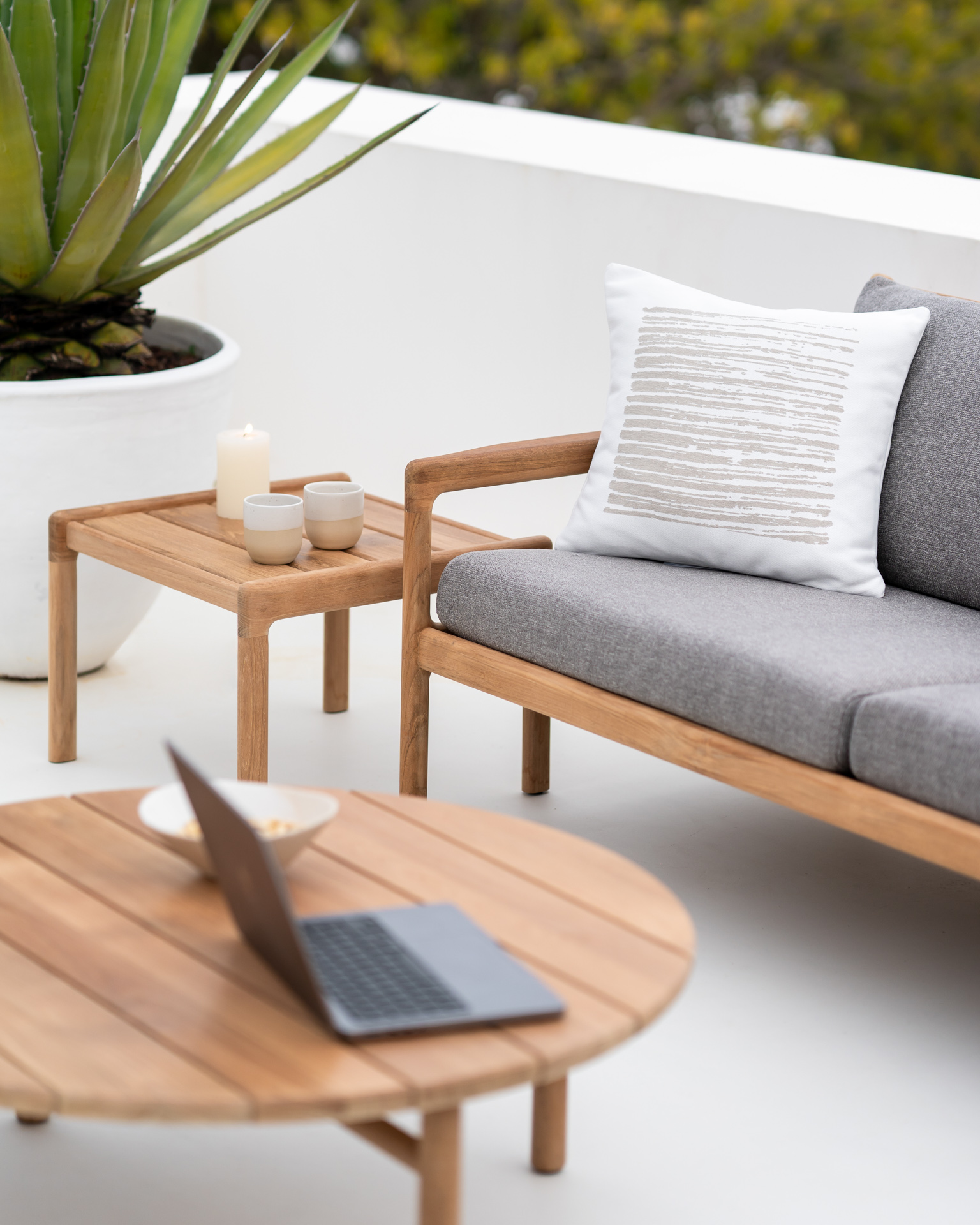 Ethnicraft Teak Quatro Outdoor Coffee Table