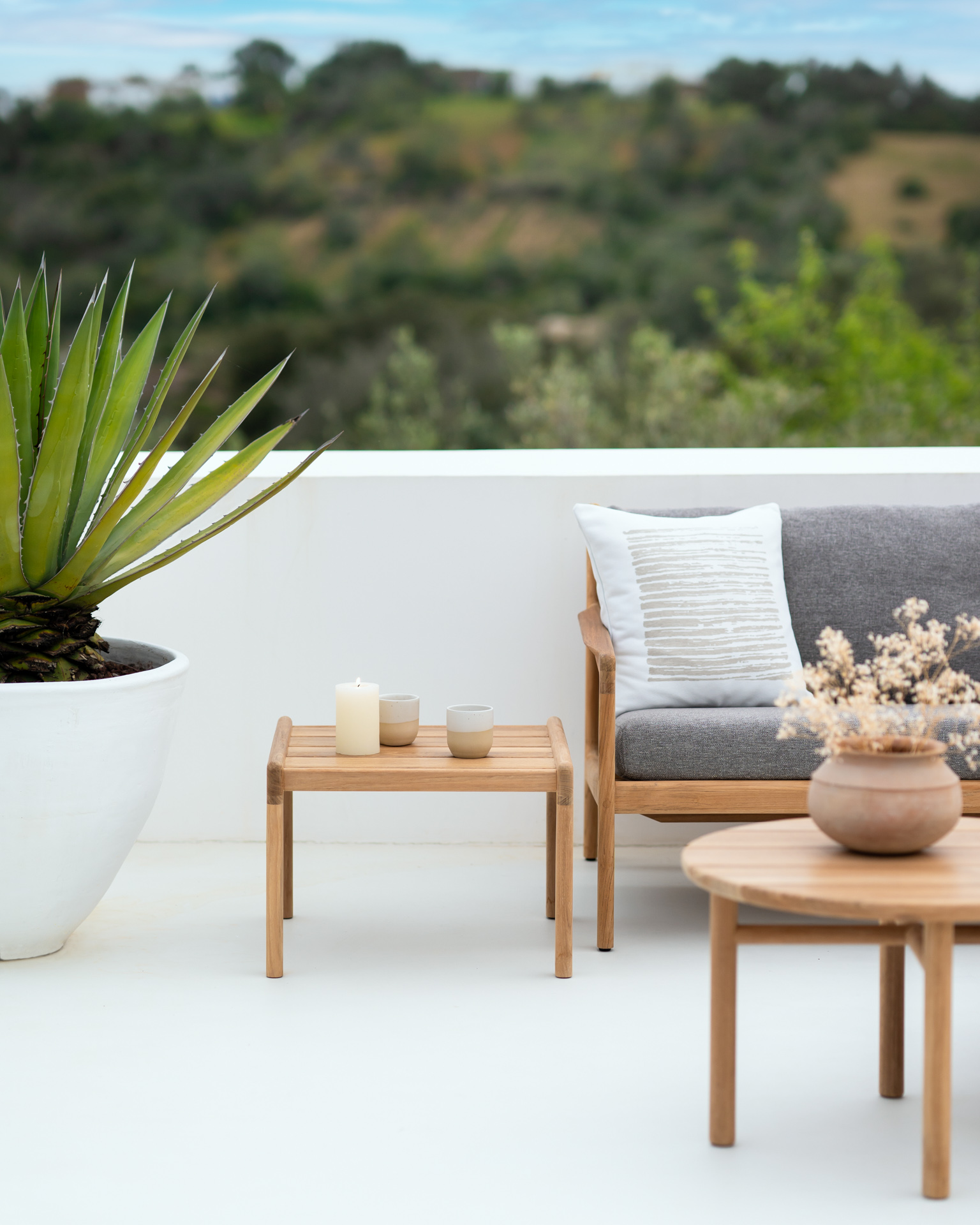 Ethnicraft Teak Quatro Outdoor Coffee Table
