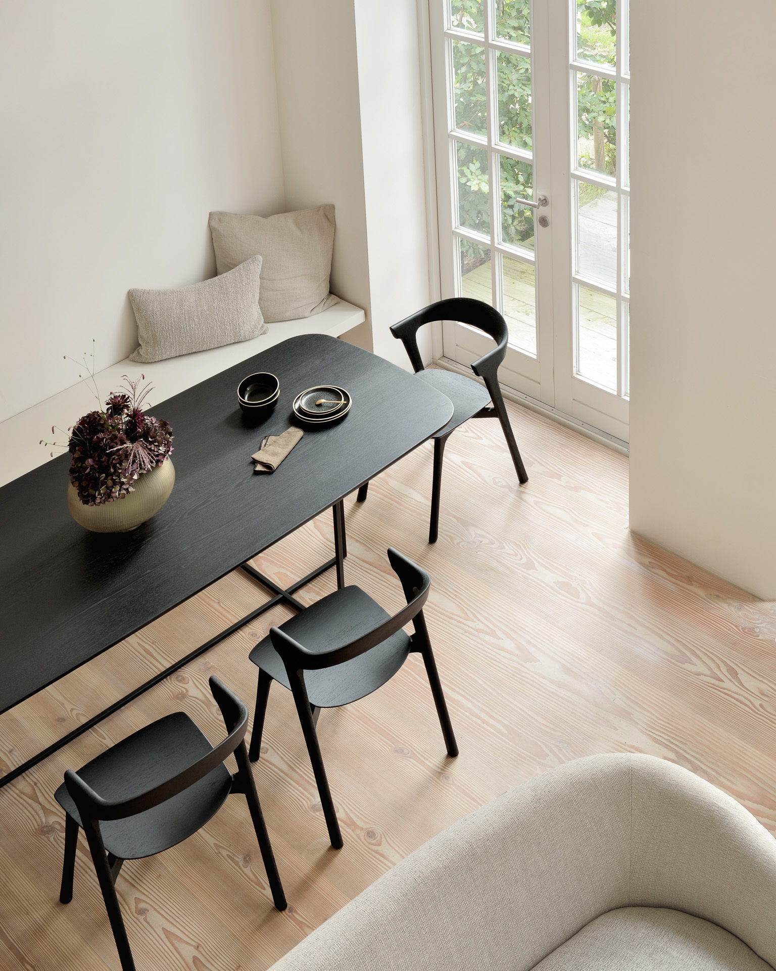 Ethnicraft Oak Arc Dining Table