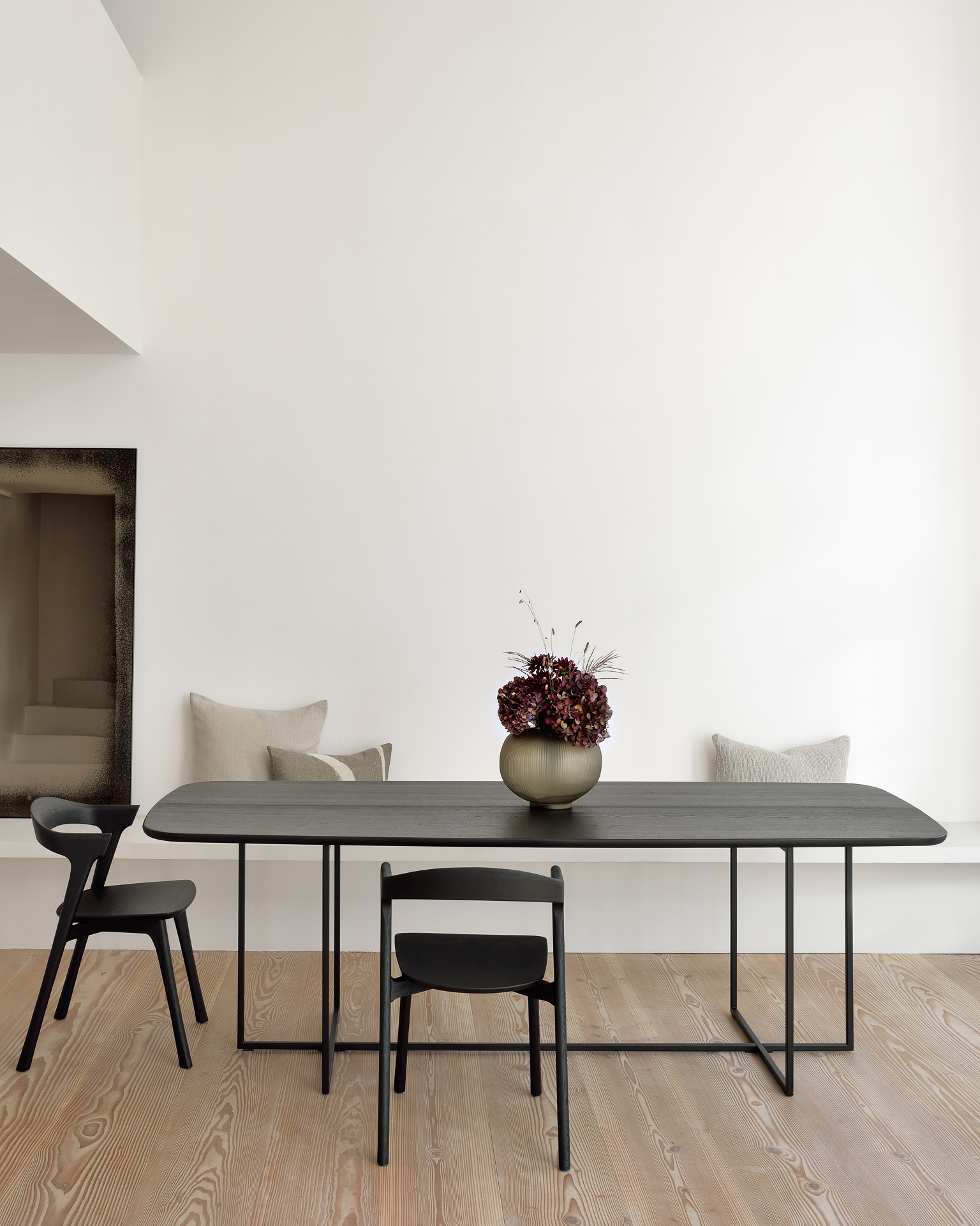 Ethnicraft Oak Arc Dining Table