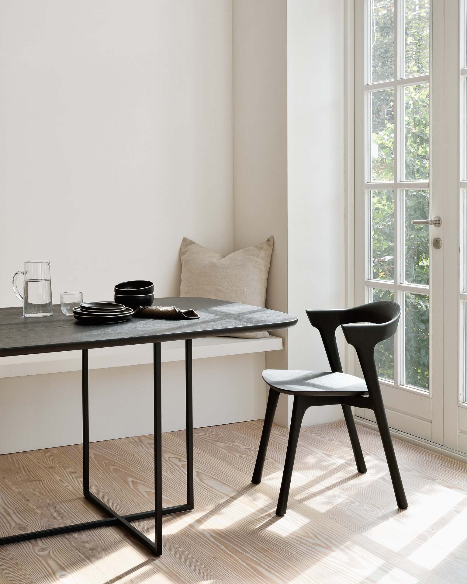 Ethnicraft Oak Arc Dining Table