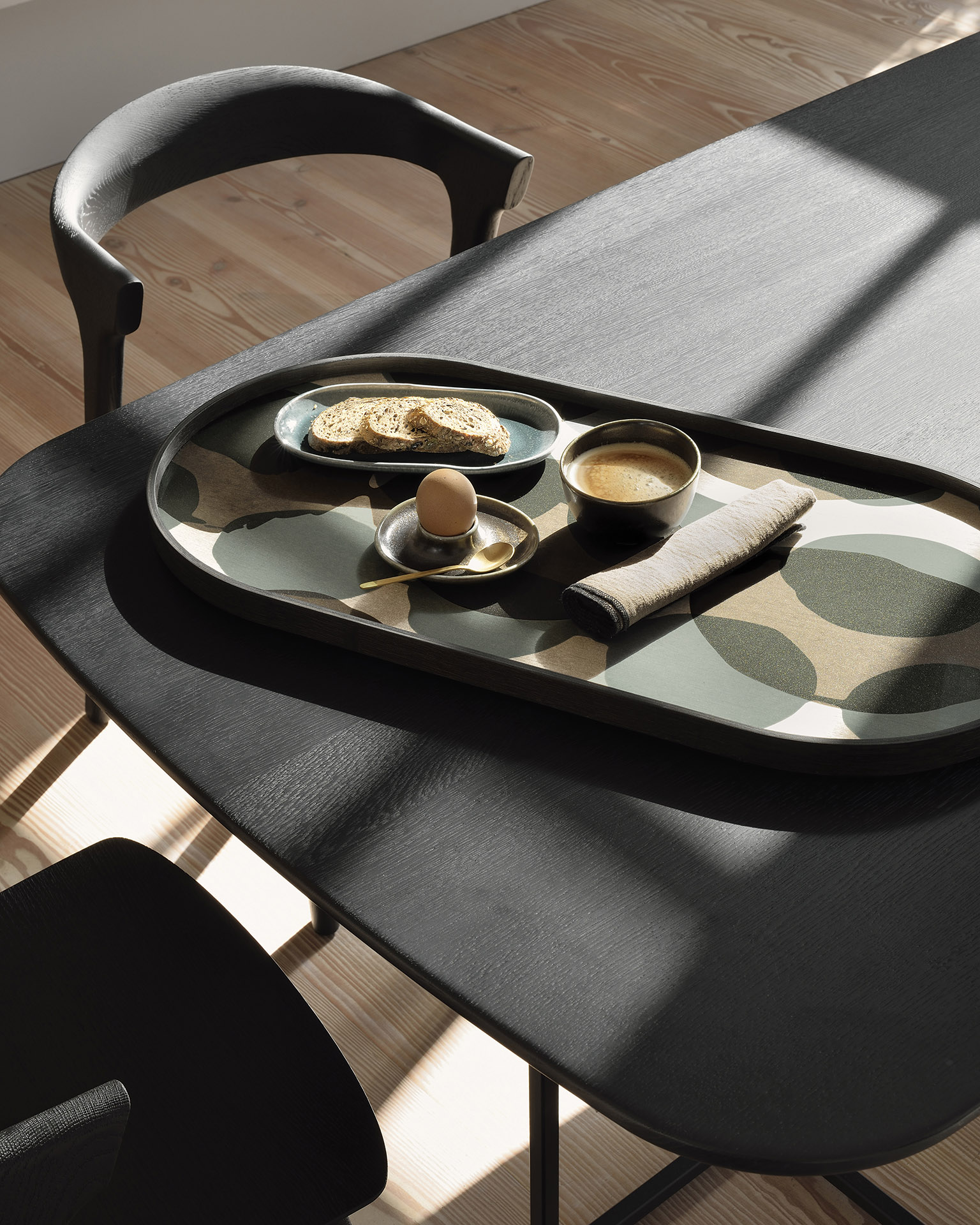 Ethnicraft Oak Arc Dining Table