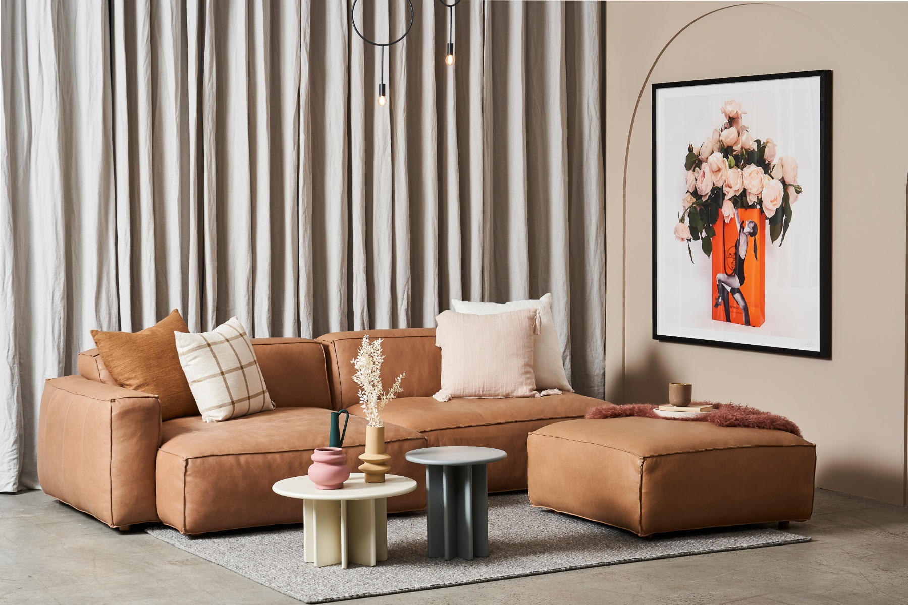 Miller Leather Sofa