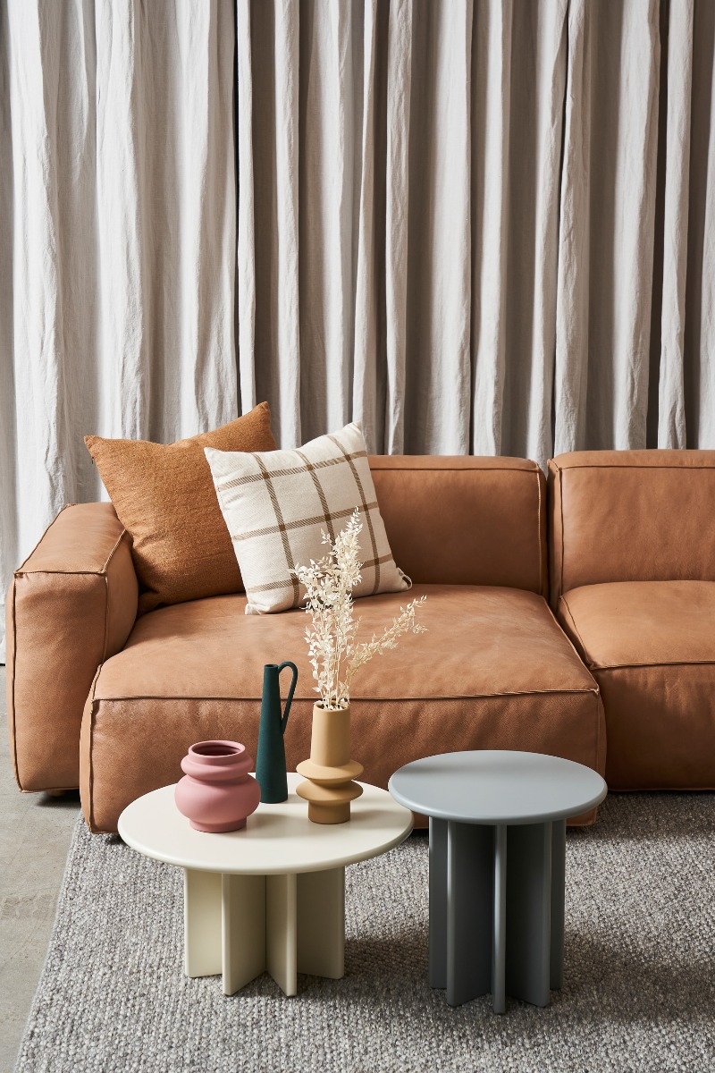 Miller Leather Sofa – Trit House