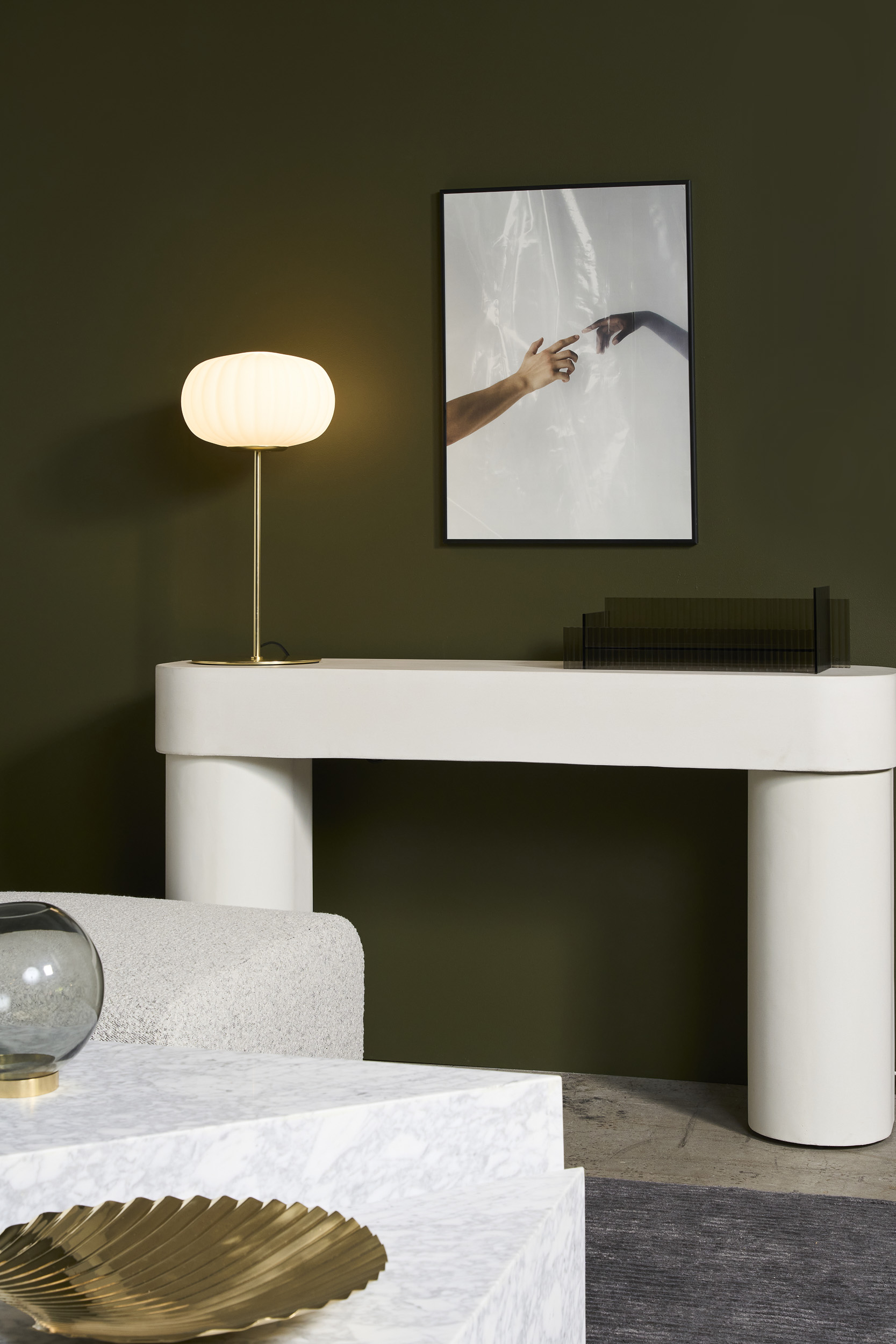 Slab Console Table