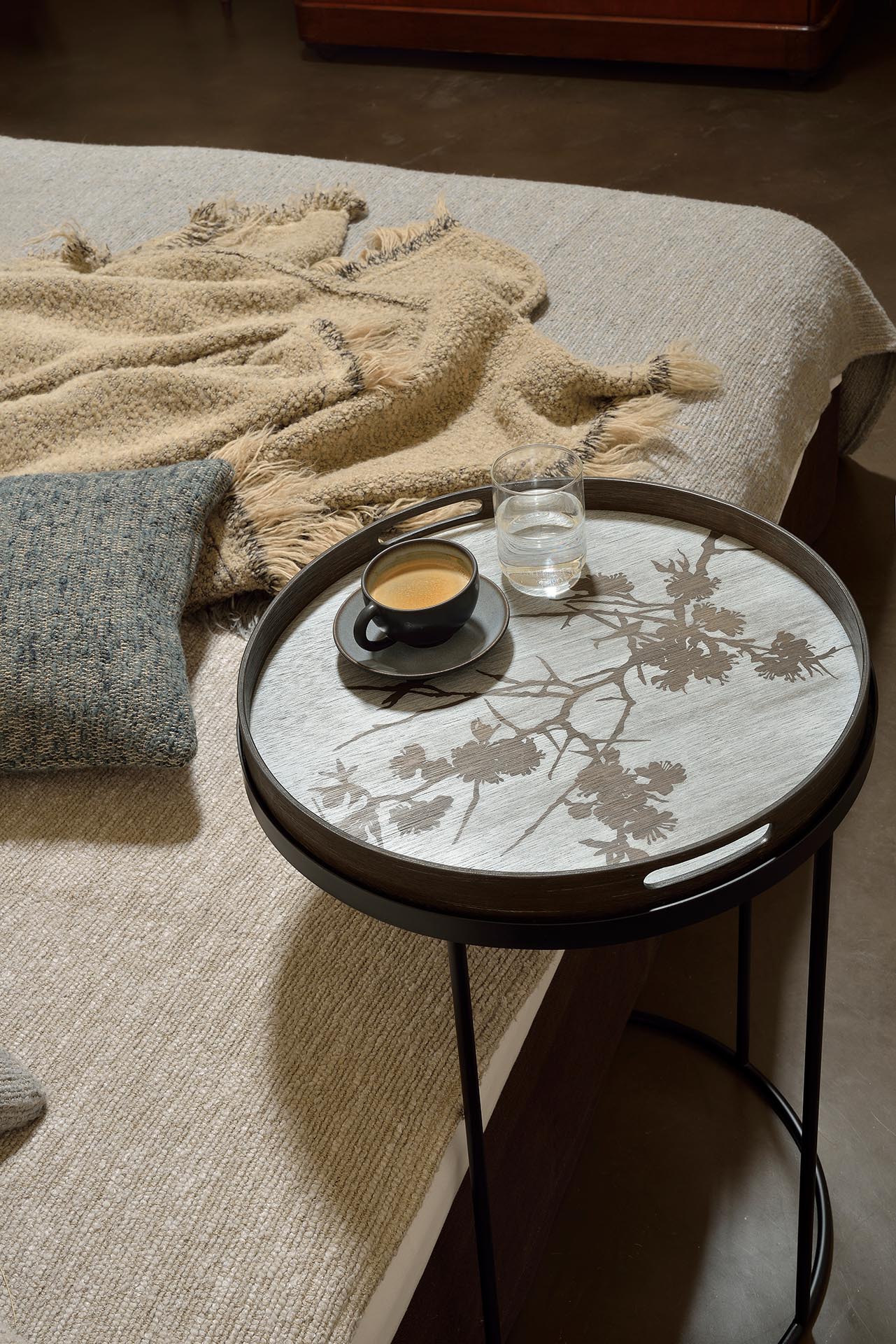 Ethnicraft Round Tray Side Table