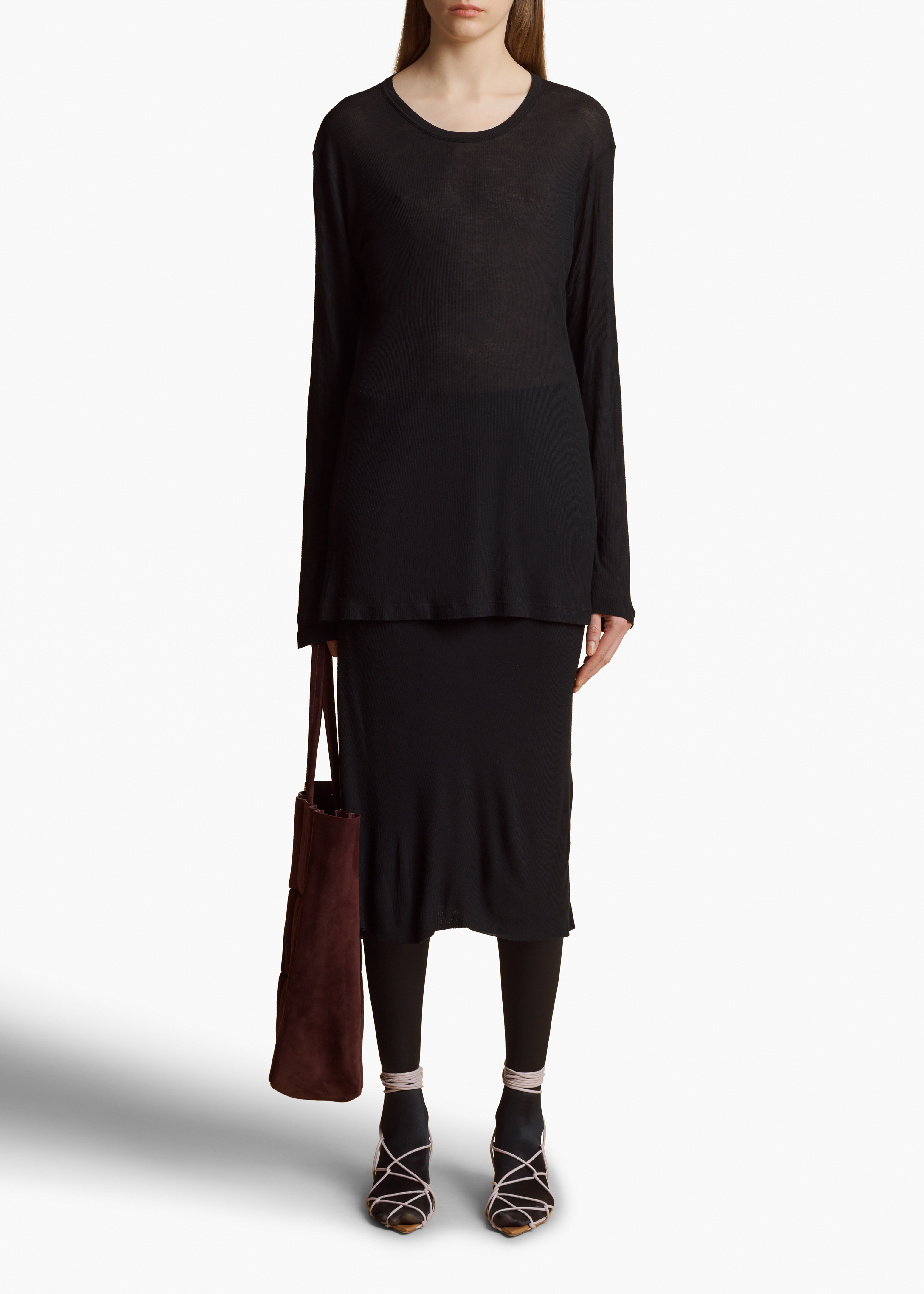 Tシャツ・カットソー Khaite 'Morgane' Top Khaite Morgane Short-Sleeve Crop Polo Top | Neiman Marcus