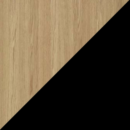 Natural Oak/Black Steel
