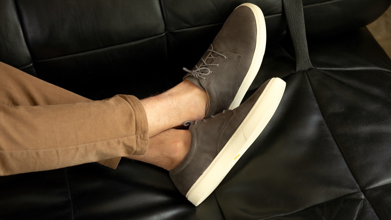 Nisolo Everyday Low Top Sneaker Grey