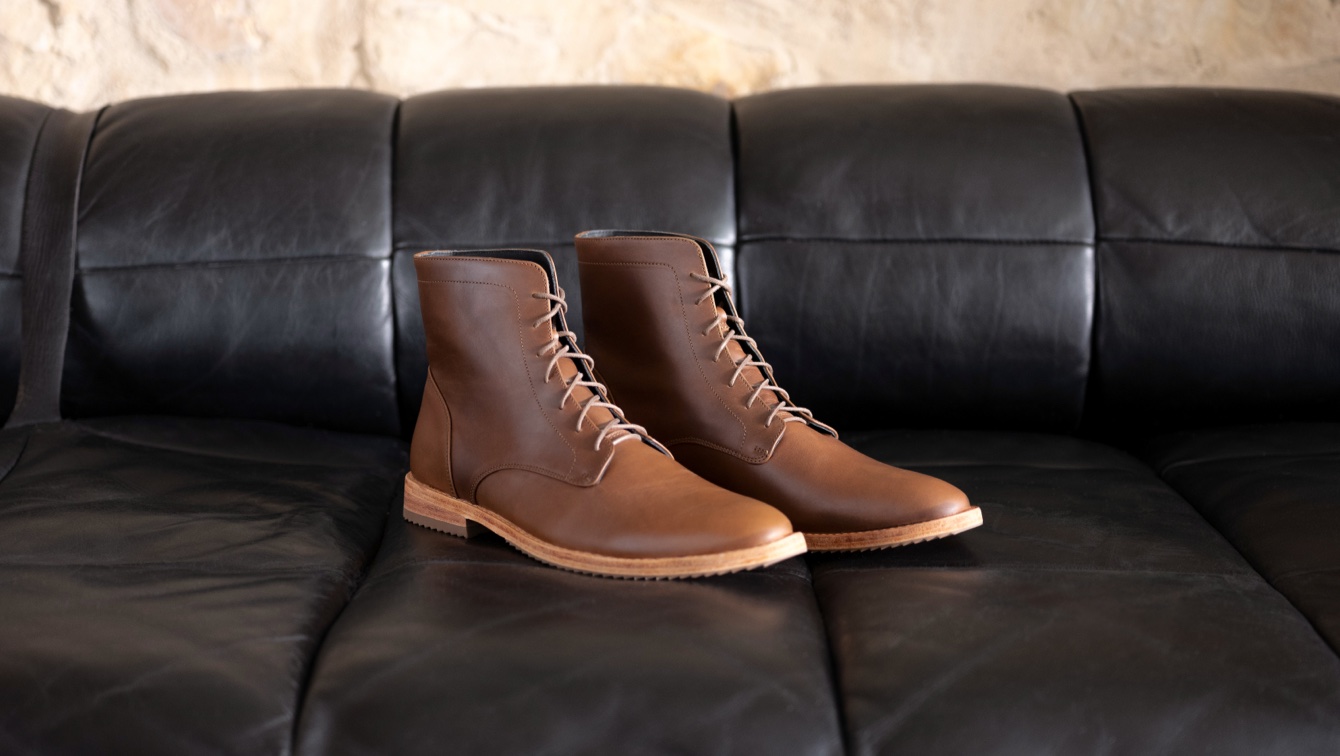 Nisolo Everyday Lace-Up Boot Brown