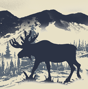 Acadia Moose Full Zip High Pile Fleece