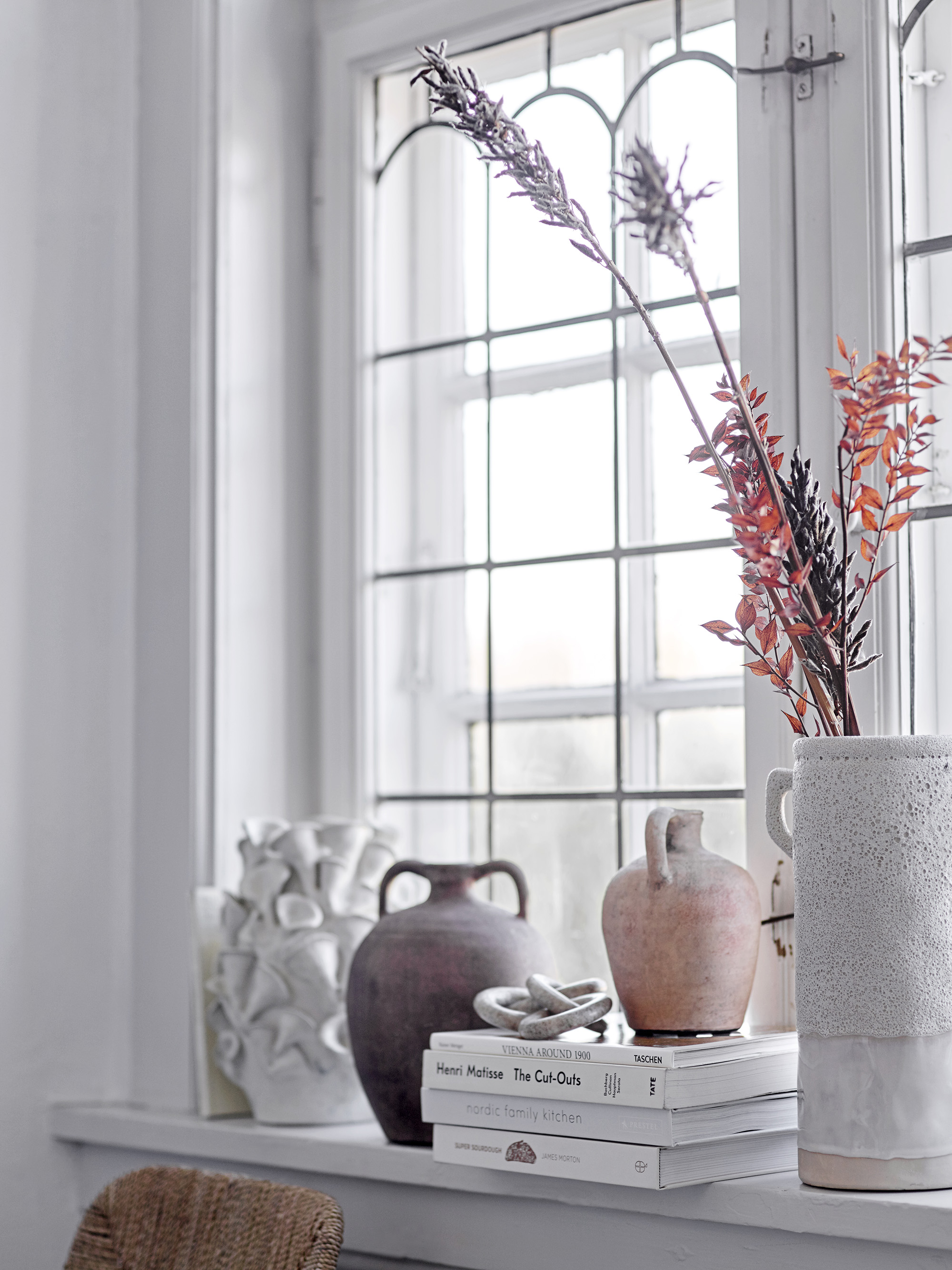 Junes Stoneware Vase - Grey