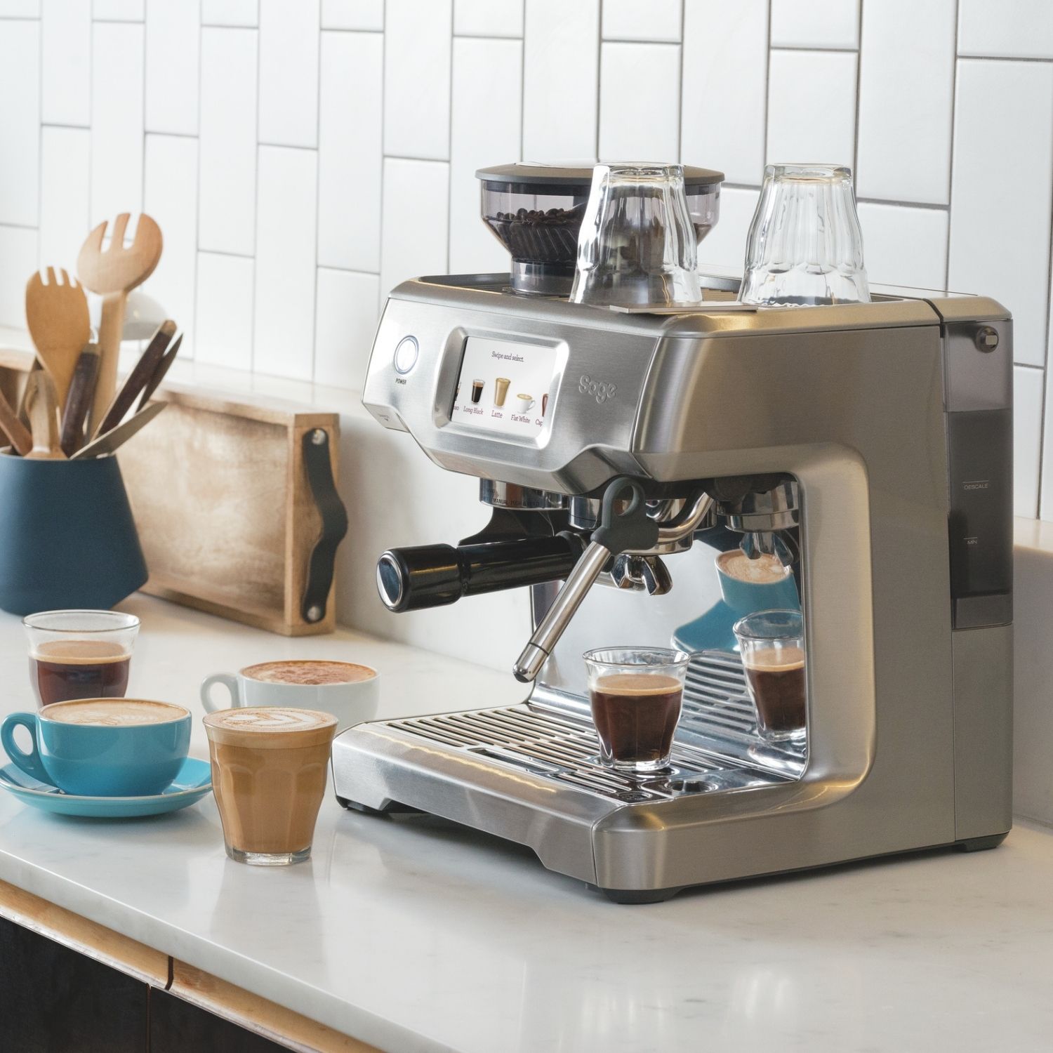 Sage Oracle Touch Black Truffle Espresso Machine Rounton Coffee