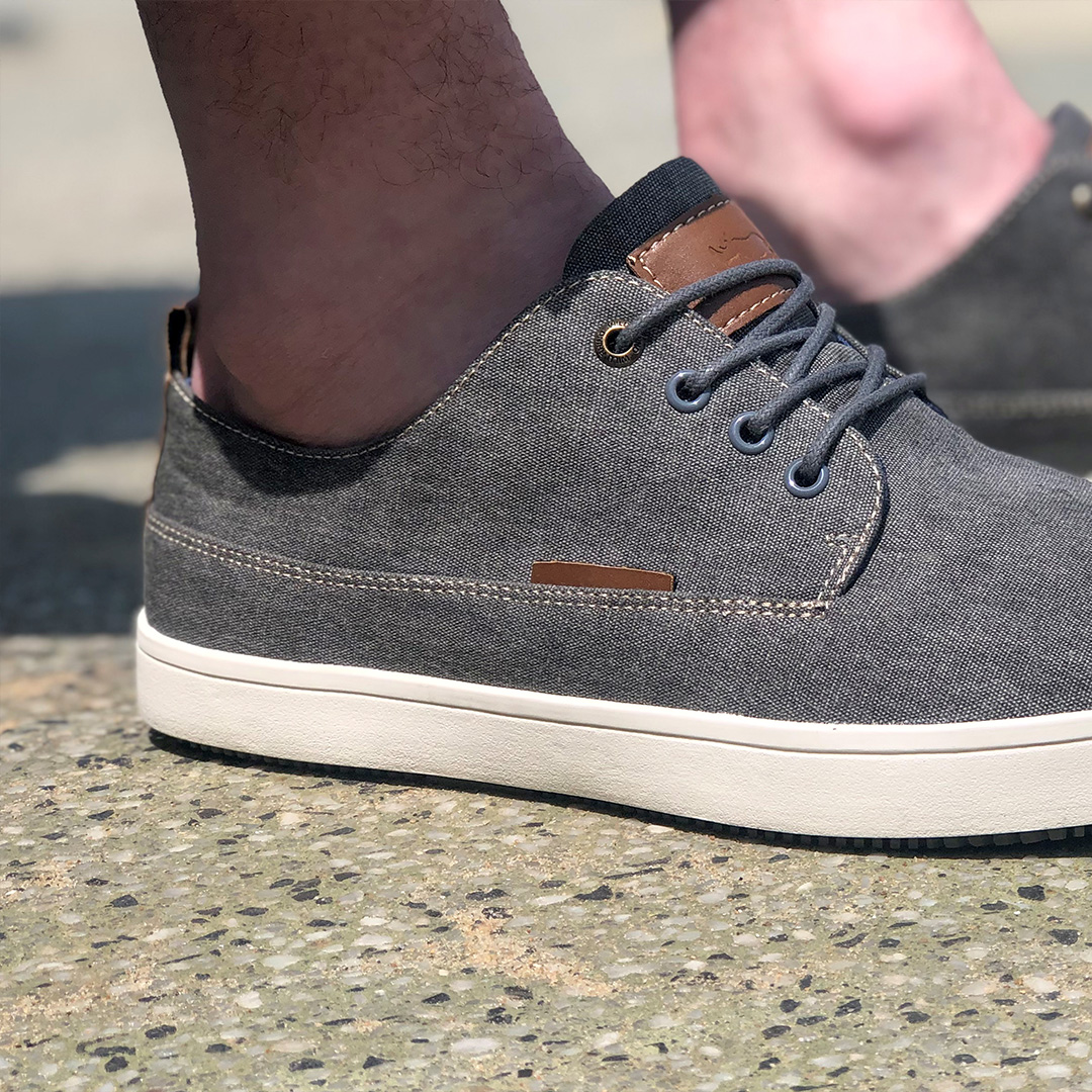 Grey clearance canvas shoes