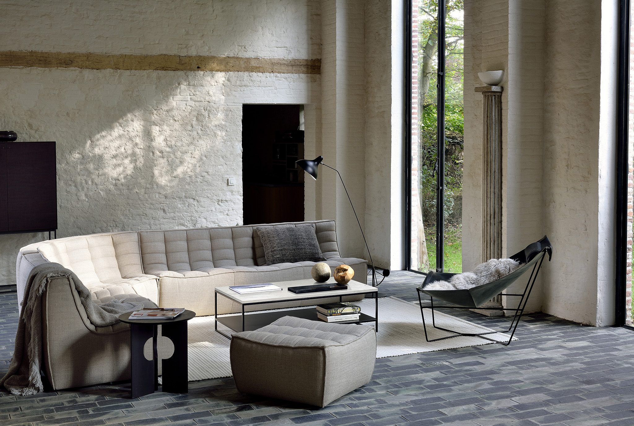 Ethnicraft Stone Rectangular Coffee Table